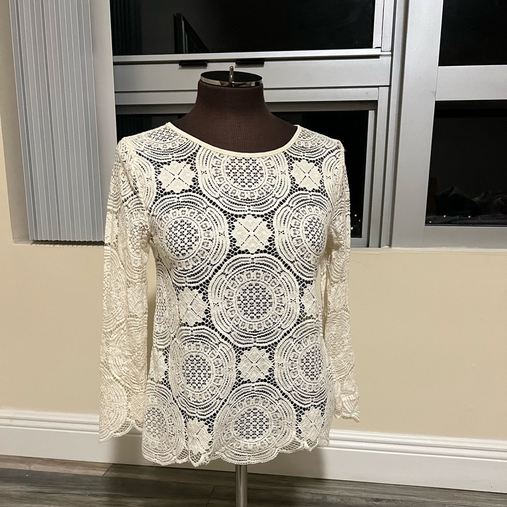 Loft sheer blouse